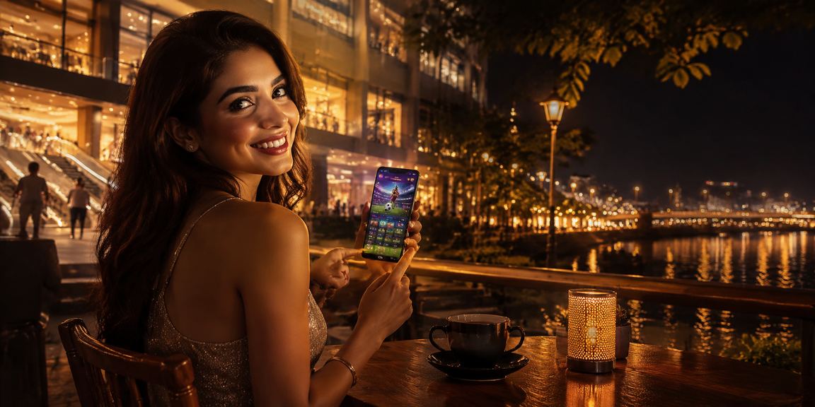 Teen Patti card game table with chips and playing cards